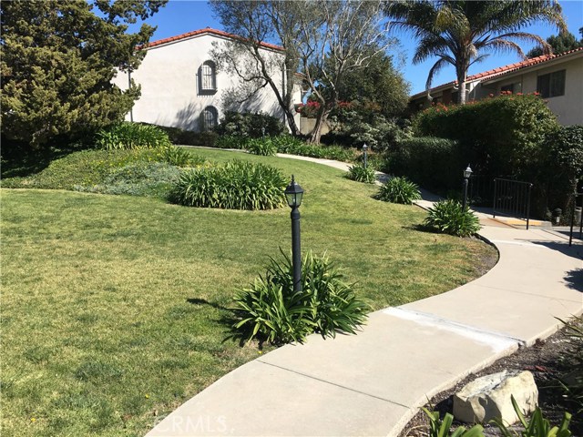 Well-manicured grounds