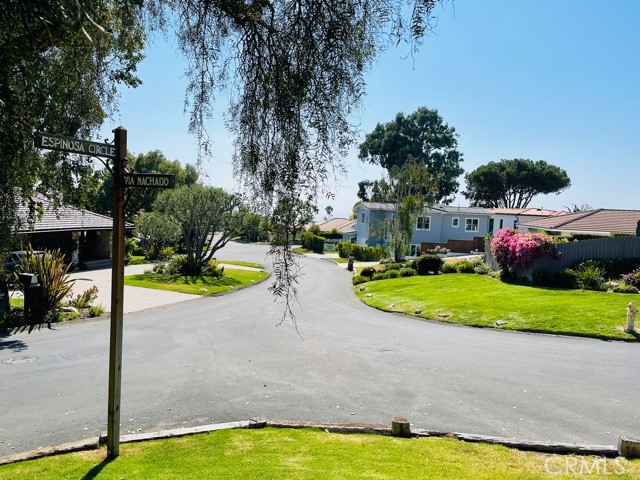 Water view down street