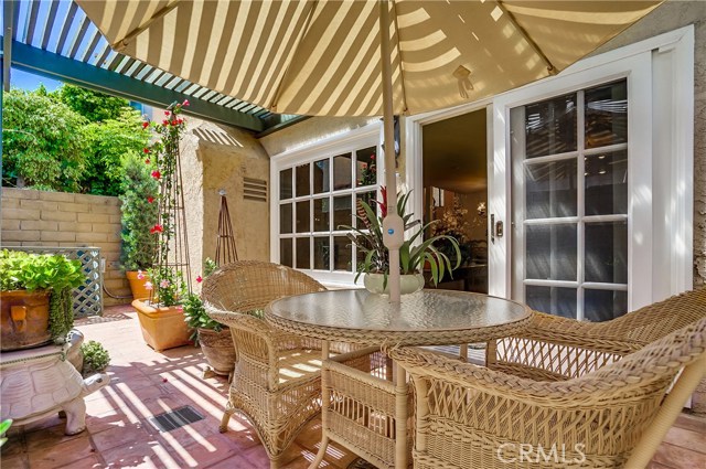 Beautiful patio space