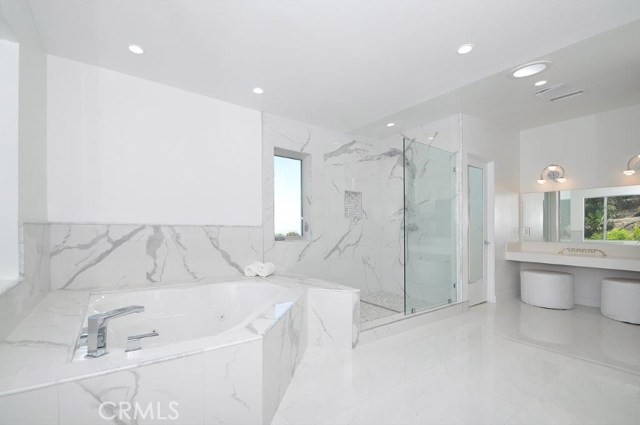 Master Bathroom with Vanity Area