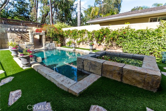 View of the Pool and Fountain