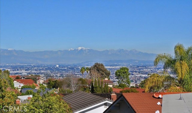 Gorgeous Mountain and City View from Upstairs Third Bedroom.