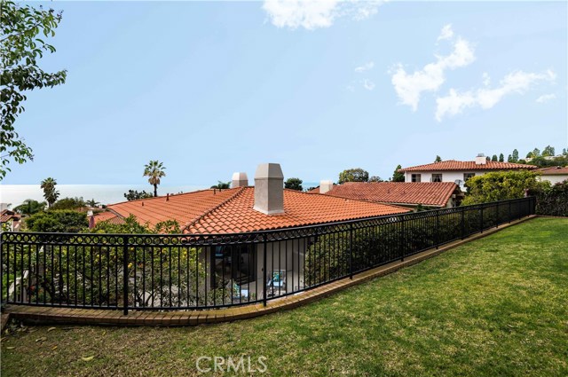 View toward house from grassy area