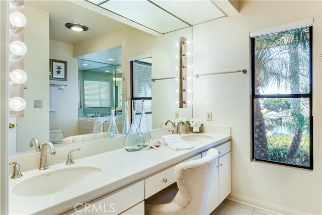 Master bath with soaking tub and separate shower