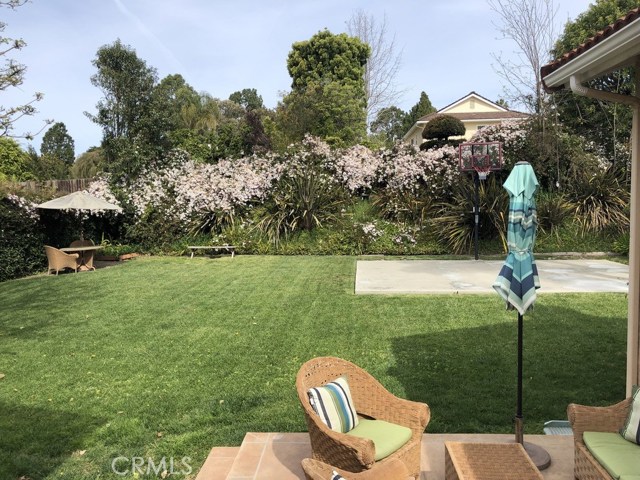 backyard with basketball court