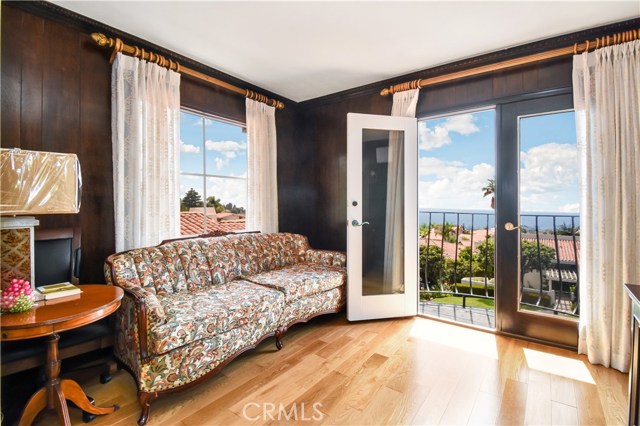 Master bedroom sitting area and balcony access. Perfect for ocean views and breezes.