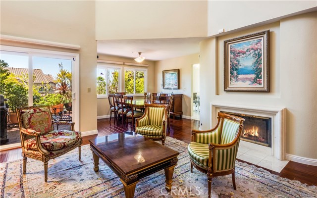 Living Room through dining area