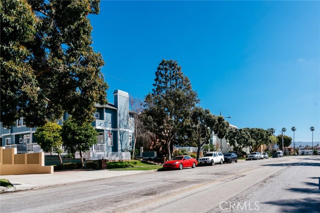 View from outside the home looking south toward the hills of Palos Verdes peninsula