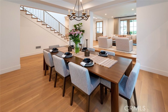 This dining room is big enough for a family holiday dinner!