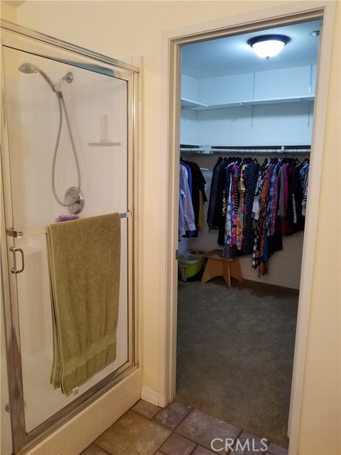 Very Large Walk In Closet Off The Master Bathroom.