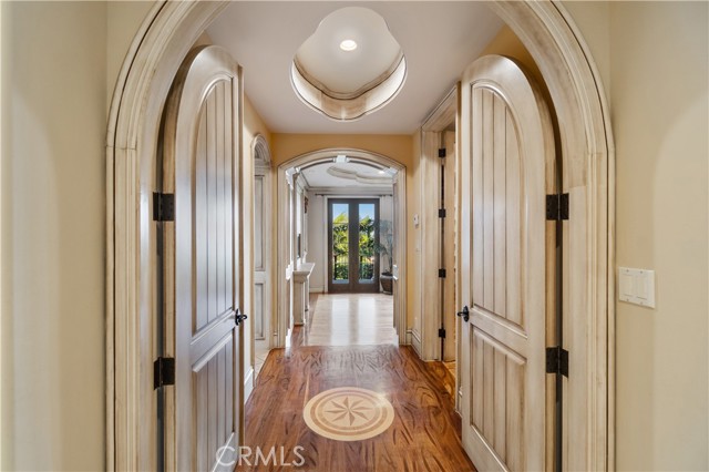 Entryway into Master Bedroom with Master Closet on the right and Master bathroom on the left.