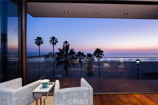 Enjoy unobstructed sunsets from west facing decks and balconies with gorgeous Palm Tree views