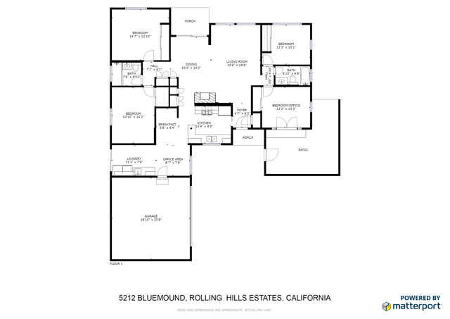 5212 Bluemound Road, Rolling Hills Estates, California 90274, 4 Bedrooms Bedrooms, ,2 BathroomsBathrooms,Residential,Sold,Bluemound,PV19026494