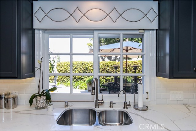 Kitchen view - looking out into the yard