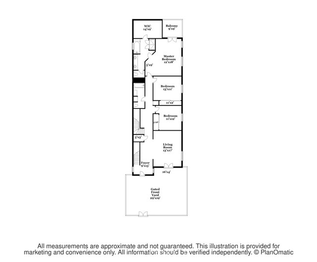 2nd Level / Entry Level Floor Plan