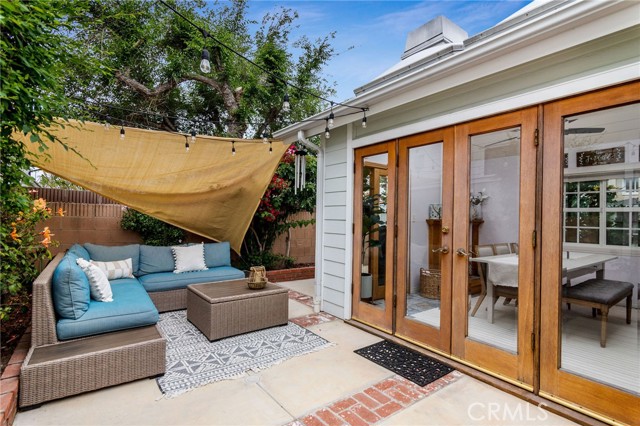 Back Patio off of the dining room is perfect for entertaining