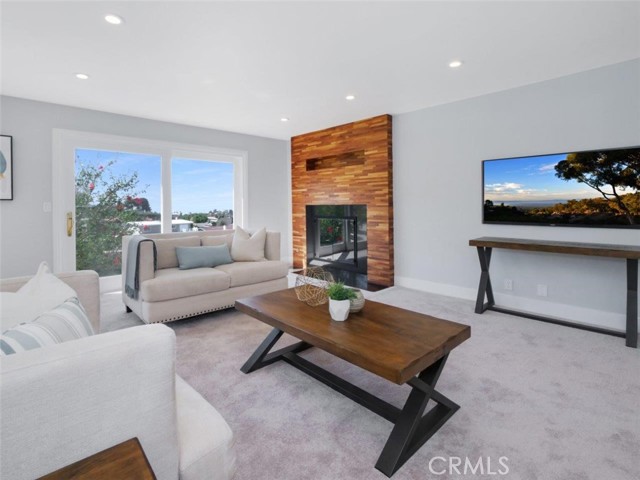 Living Room with Fireplace