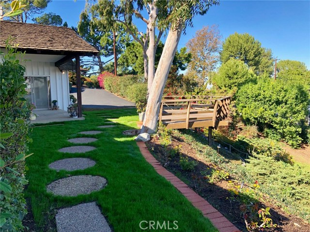 Looking Back Toward View Deck and Driveway Recently Slurry Coated.