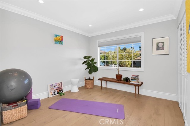 New blackout shades in this yoga studio. This is the third bedroom... King bed fits nice in this room!