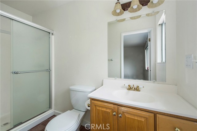 Master bathroom with stall shower