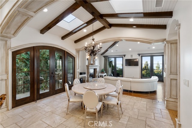 Breakfast nook and Family Room (Staged)