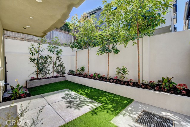 Back yard fully landscaped