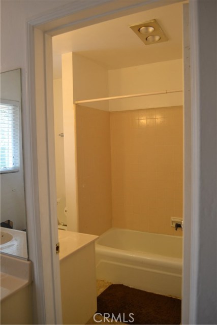 View of master bath/shower.