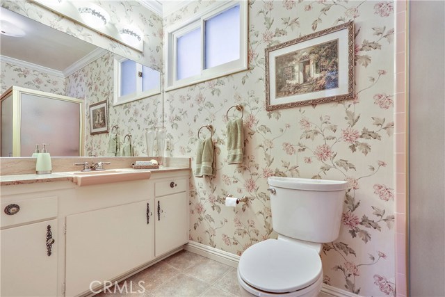 Spacious 3/4 master bath!