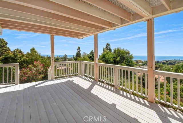 View deck of master bedroom