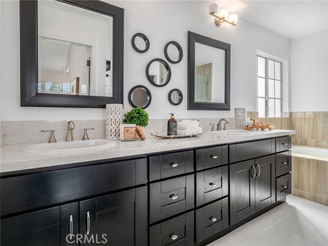 Primary bath double sinks!