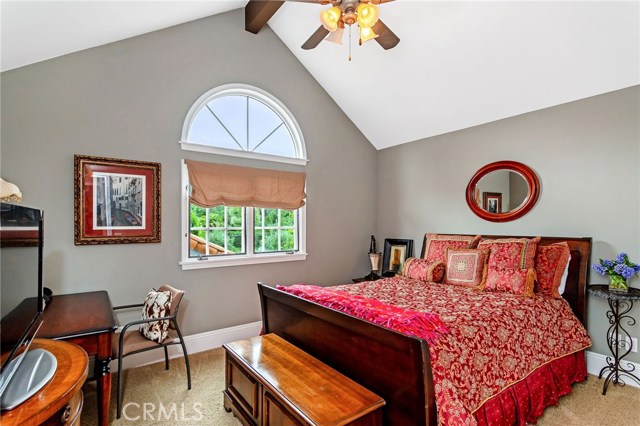 View of the second bedroom.