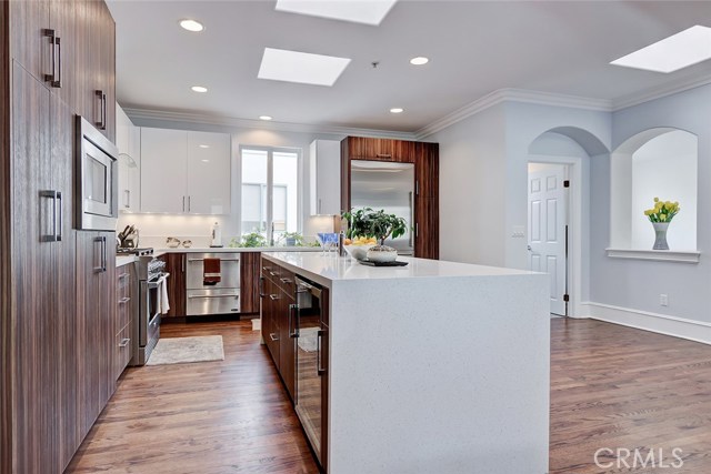 Don't miss the wine fridge!