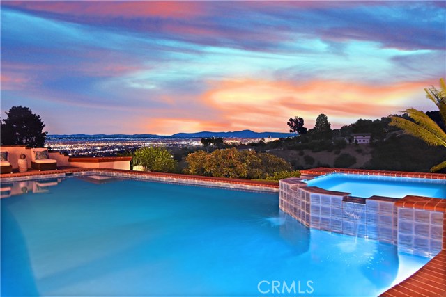 City, Harbor & Mountain views at sunset from the pool & jacuzzi