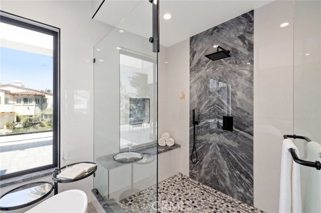 Spacious ,Walk-In, Rainfall Shower for Two