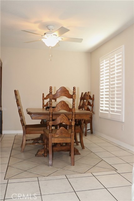 Dining area open to Living Room