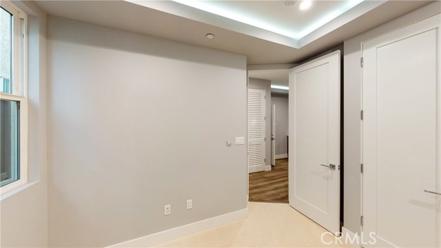 BEDROOM #2 1ST LEVEL WITH LED LIGHTING AND CEILING FAN
