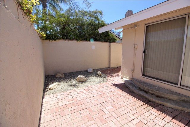 Private zen rock garden off the master bedroom for respite and relaxation.
