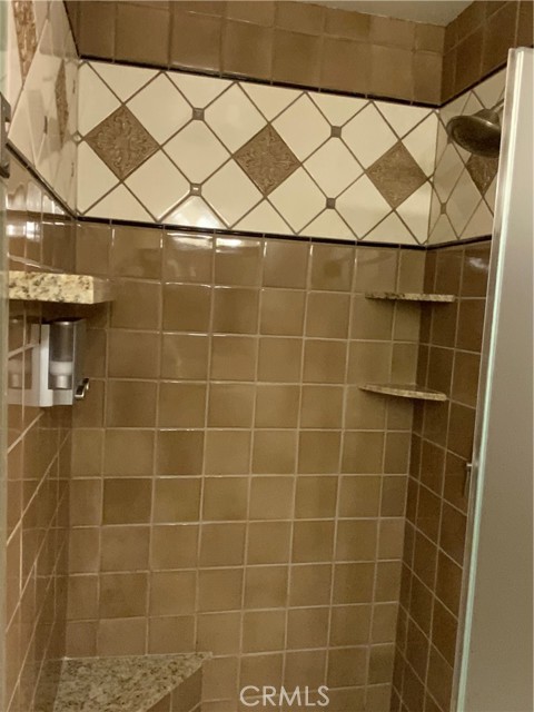 Pretty tile work in all the showers