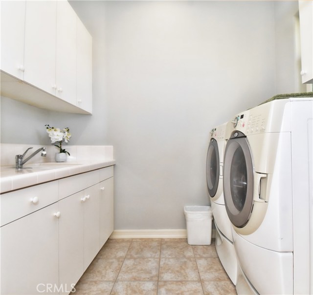 Large Laundry Room with Sink