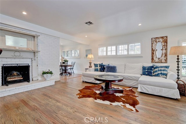 Living Room with Fireplace