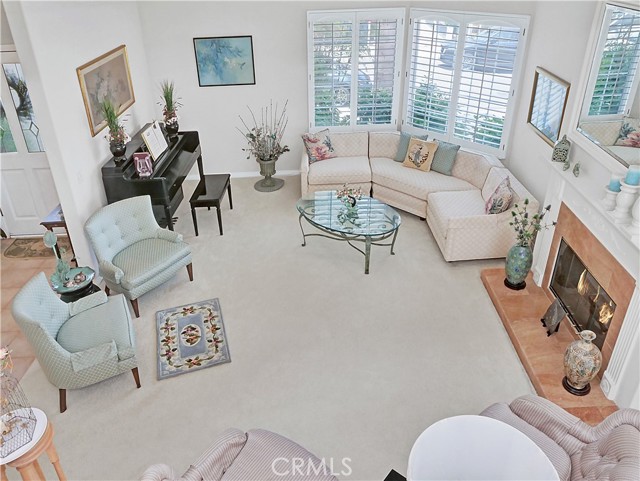 Living room from above