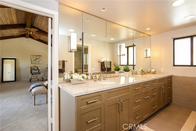 Beautifully remodeled master bathroom