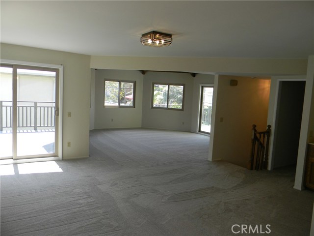 View from Dinette across Den area to Living Room