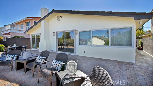 Large windows, large patio