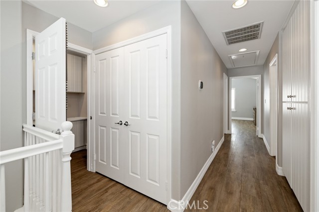 washer/dryer closet and enclosed office space at the top of the stairs washer/dryer closet and enclosed office space at the top of the stairs
