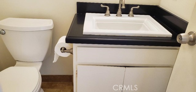 Half Bath in Lower Unit.