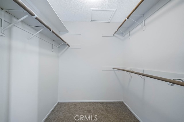 Walk In Closets in Both Bedrooms