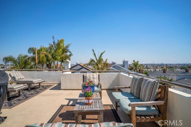 At one of Hermosa's highest peaks views span from The Hollywood Sign to Palos Verdes.