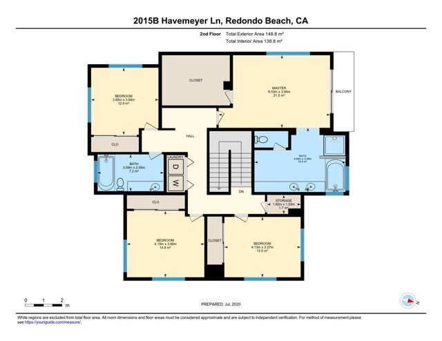 Secondo Floor (Floor Plan) measured in Meters. Check out the floor plan and view it in 3D on the virtual tour link.