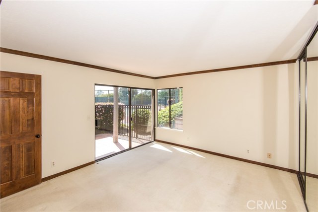 This is the 2nd Bedroom opening to the Patio Downstairs!
